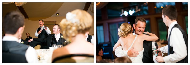 Minnesota wedding photographer, Majestic Oaks Golf Club, weddings, reception, speeches