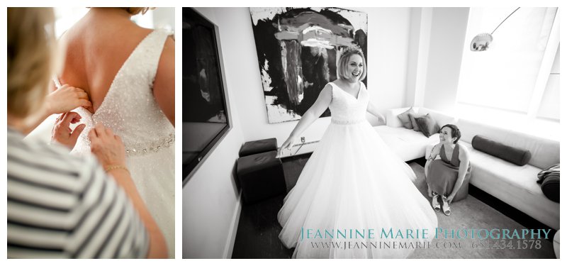 Le Méridien Chambers, bride, getting ready, wedding gown, bridal dress, Minneapolis hotel weddings