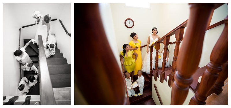 Dominican Republic Wedding, yellow and white wedding, tropical wedding, international wedding