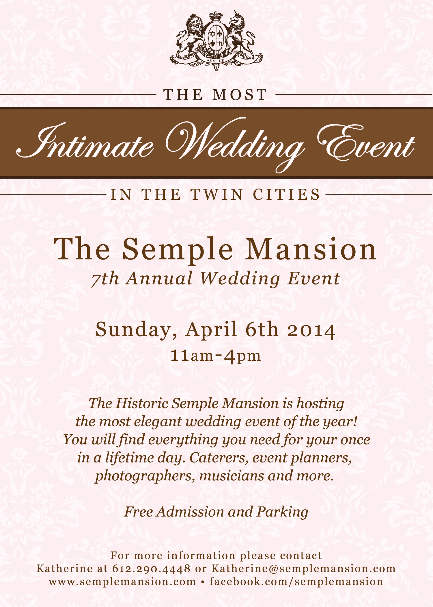 MN Wedding Fair, Semple Mansion Wedding Fair