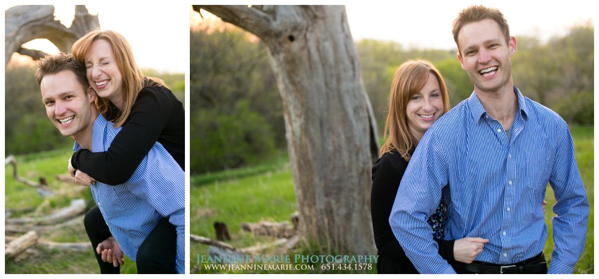 country engagement session, St Paul Wedding, MN wedding Photographer, MN Barn Wedding, Twin Cities Engagement Session, Minneapolis engagement photographer, couple, laughs, smiles, poses