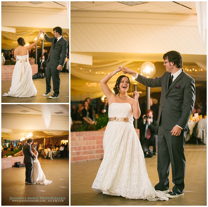 Ali and Jason, first dance, Twin Cities wedding reception, Saint Paul wedding photographer, Jeannine Marie Photography_1100