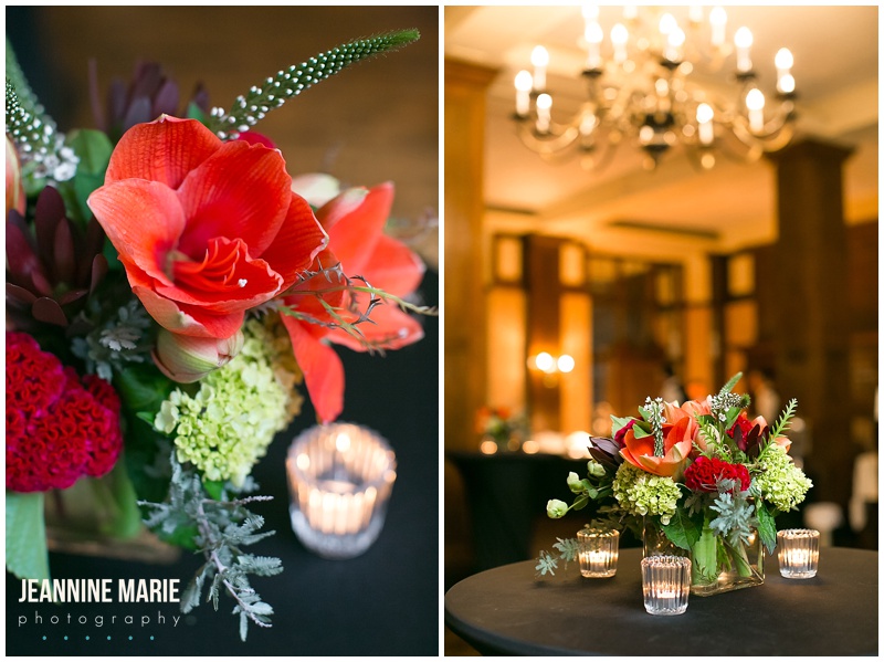 Minneapolis Club, flowers, floral, chandelier, centerpieces, candles