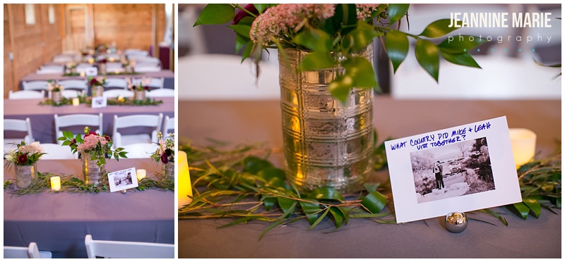 Edgewood Farm, centerpieces, flowers, floral, wedding, Laine Moire, EventLab, barn weddings
