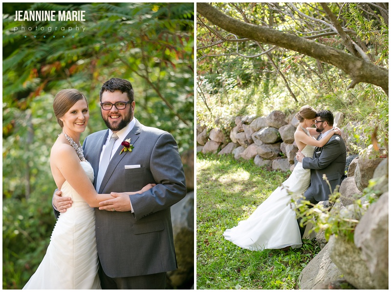 Edgewood Farm, bride, groom, couple, poses, wedding, bridal gown, wedding dress, gray suit
