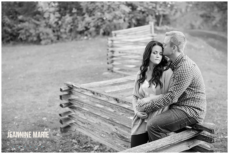 Jacques Barn, black and white photo, engaged, engagement session, Eden Prairie