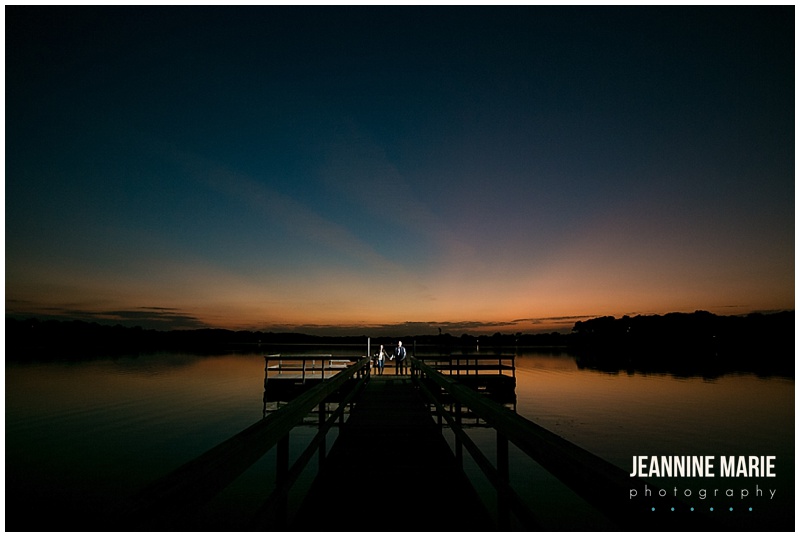 Jacques Barn, sunset, dock, lake, Minnesota, engagement session, engaged