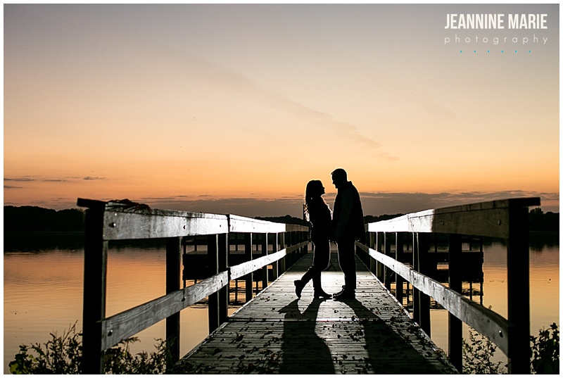Jacques Barn, dock, engagement session, engaged, sunset, sky, orange, white, blue