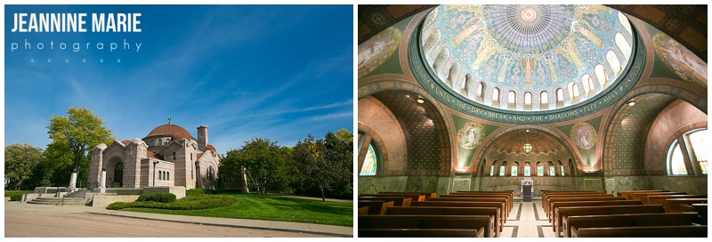 Lakewood Memorial Chapel, church, chapel, wedding, ceiling, painting, art, architecture, Minneapolis