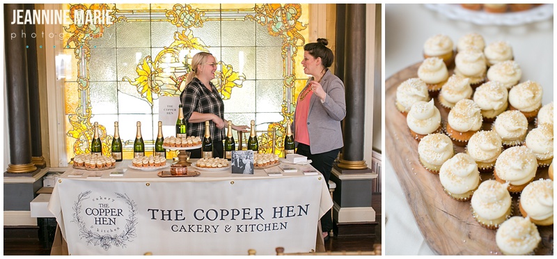 Copper Hen Cakery, dessert, cupcakes, wedding, food, Semple Mansion