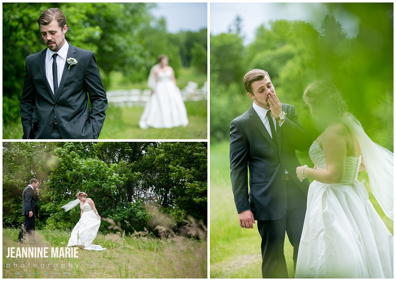first look, first look ideas, rustic wedding, backyard wedding, wedding, bride, groom