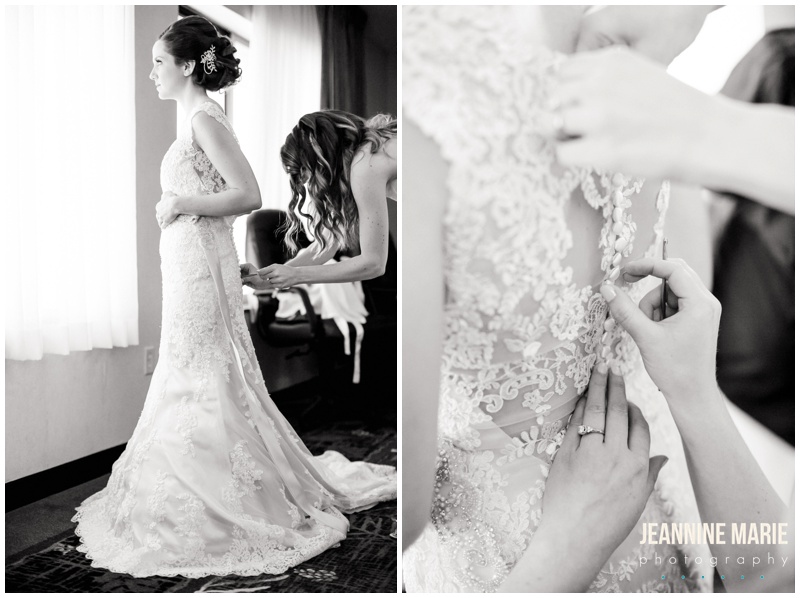 wedding dress, wedding gown, bridal gown, bride, getting ready, Bemidji wedding, Minnesota wedding photographer