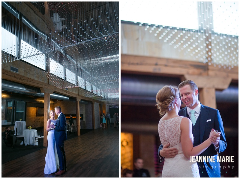 first dance, bride, groom, wedding, wedding reception, Minneapolis Event Center, dance