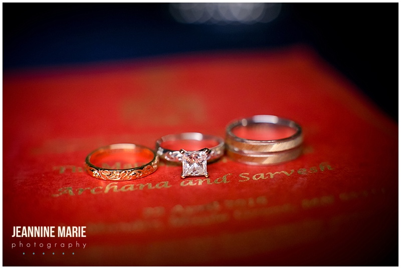 wedding rings, ring shot, rings, Harriet Island Pavilion, invitation, wedding invitation, wedding stationery