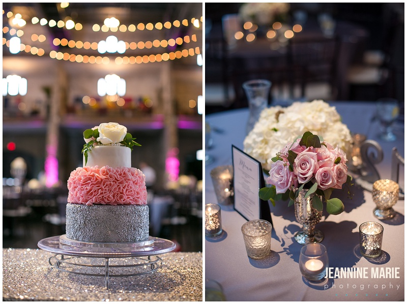 Aria, wedding, cake, dessert, centerpieces, flowers, floral, cake, pink cake, wedding decor