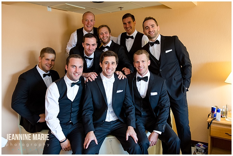 groom, groomsmen, wedding, wedding attire, New Prague