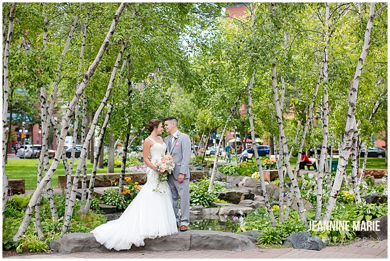 Mears Park, Lowertown Event Center, park wedding, Saint Paul wedding, Saint Paul park wedding, outdoor wedding