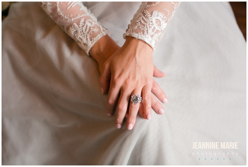Hope Glen Farm, ring, wedding ring, JB Hudson Jewelers, blue wedding gown, blue wedding dress, Jeannine Marie Photography