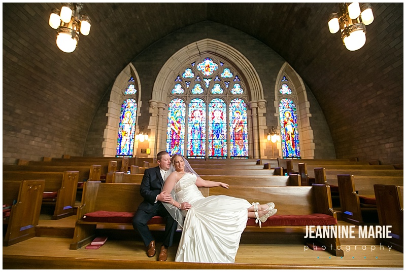 Hennepin United Methodist church, winter wedding, church wedding, December wedding, Minnesota wedding, wedding, wedding ceremony, bride, groom, wedding portraits