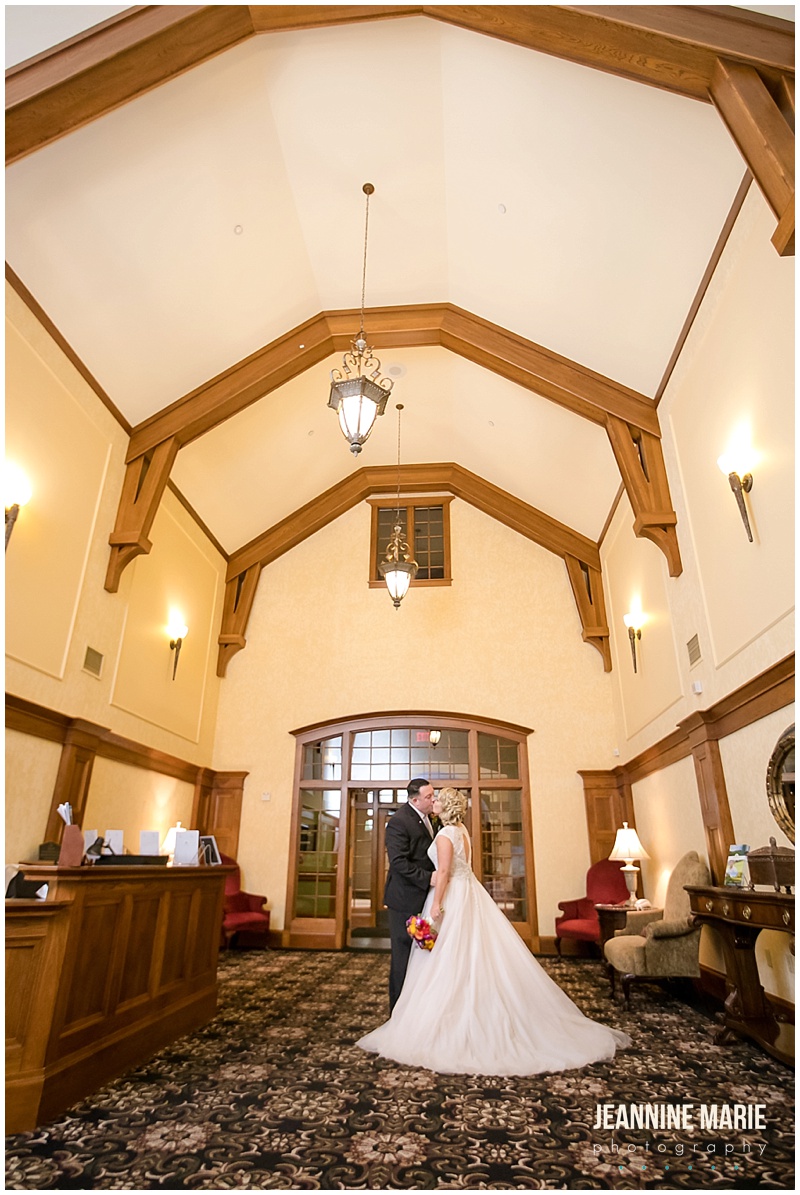Golden Valley Country Club, winter wedding, Minnesota wedding, bride, groom, wedding gown, wedding portraits, chandeliers