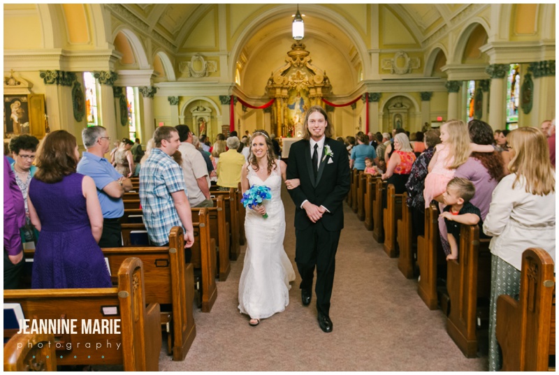 Little Falls Wedding, Falls Ballroom, Our Lady of Lourdes Parish, Minnesota wedding, church wedding, bride, groom, wedding inspiration