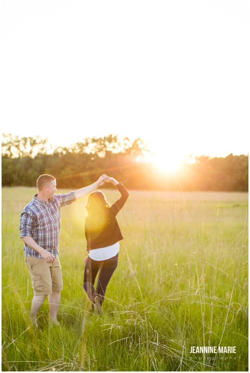 engaged, engagement session, Minneapolis engagement photographer, Minnesota engagement photographer, Minnesota engagement photographer, Jeannine Marie Photography, sun, glow, engagement session outfit, rustic engagement session
