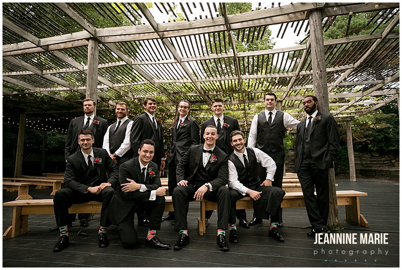 groom, groomsmen, black suits, portraits, The Gardens of Castle Rock, outdoor wedding, tent wedding, Northfield wedding, Minnesota wedding venues, unique wedding venues, garden wedding, woods wedding, Rustic Elegance, Studio B Floral, Mintahoe Catering, Sugar and Spice, We've Got It Covered, Adagio Djay Entertainment, SM Hair and Makeup, Justin Alexander, Bridal Accents Couture, David's Bridal, Northfield Lines, wedding inspiration, junior high sweethearts, Jeannine Marie Photography, Minnesota wedding photographer, Northfield wedding photographer, Gardens of Castle Rock wedding photographer, Saint Paul wedding photographer