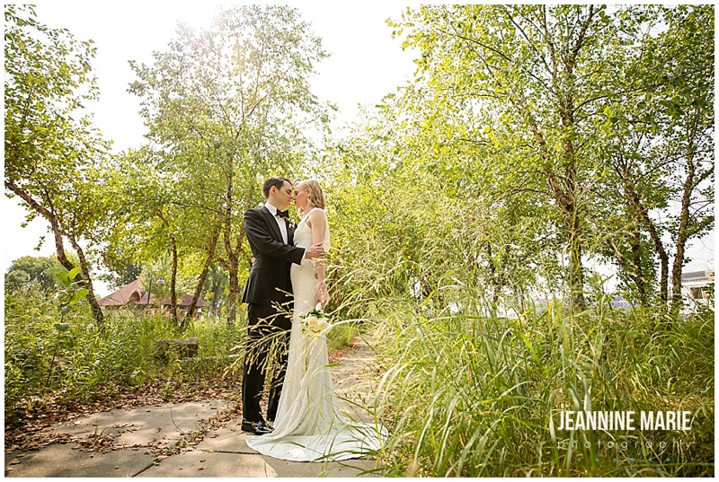 bride, groom, grass, trees, green trees, sunlight, Jeannine Marie Photography, Minnesota wedding photographer, Saint Paul wedding photographer, Minneapolis wedding photographer, Minnesota Boat Club wedding, Minnesota Boat Club, Minnesota Boat Club wedding photographer, unique wedding venues, Minnesota wedding venues, Ask for the Moon Events, Instant Request DJ, art deco wedding, yard games, wedding ideas, casual wedding, Mintahoe Catering, Sadie's Couture Floral, Affordable I Do's, Onsite Muse, JenMar Creations, Claire Ward Illustrations, Erin Goetel Sketch Artist, art wedding 