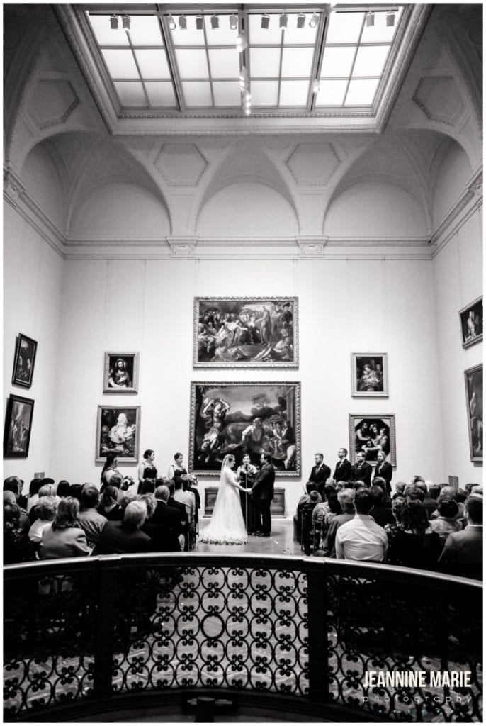 wedding, indoor wedding, wedding ceremony, art deco wedding, Minneapolis Institute of Art, MIA, museum, art museum, MIA wedding, Minneapolis Institute of Art wedding, art museum wedding, unique Minneapolis wedding venues, Minneapolis museums, museum wedding, Jeannine Marie Photography, Minneapolis wedding photographer, Rosetree Weddings, Deco Catering, A B Rich Films, Bluewater Kings Band, Surdky's, wooden flowers, Minneapolis wedding, Minneapolis wedding photographer, purple wedding, purple and red wedding