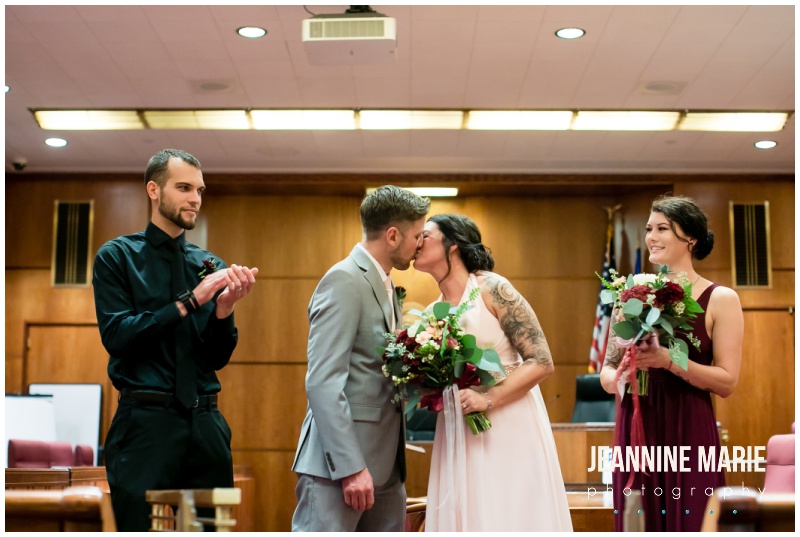 Harriet Island Park, Ramsey County Courthouse, courthouse wedding, intimate wedding, small wedding, The Downtowner Fireside Grill, Minnesota wedding photographer, Saint Paul wedding photographer, Jeannine Marie Photography