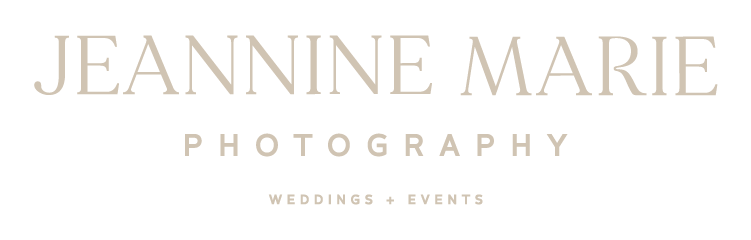 Wedding Photographer – Jeannine Marie Photography