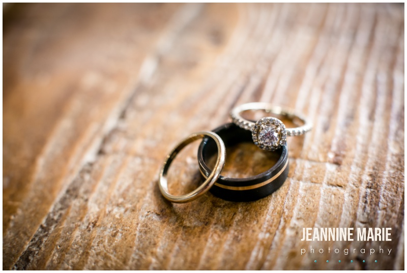 wedding rings, indoor wedding, black and hunter green wedding, hunter green wedding, Minneapolis venue, unique Twin Cities wedding venues, The Essence Event Center, Keyed Up Events, Jeannine Marie Photography, Studio B Floral Designs, Epitome Papers, Festivities, Chowgirls Catering, 139 Hair by Heidi, LHN Beauty, The Wedding Shoppe, Wtoo by Watters, The Jeweler Ryan, SuitShop, Jim’s Formalwear, GiftedGroom, Emily Theisen