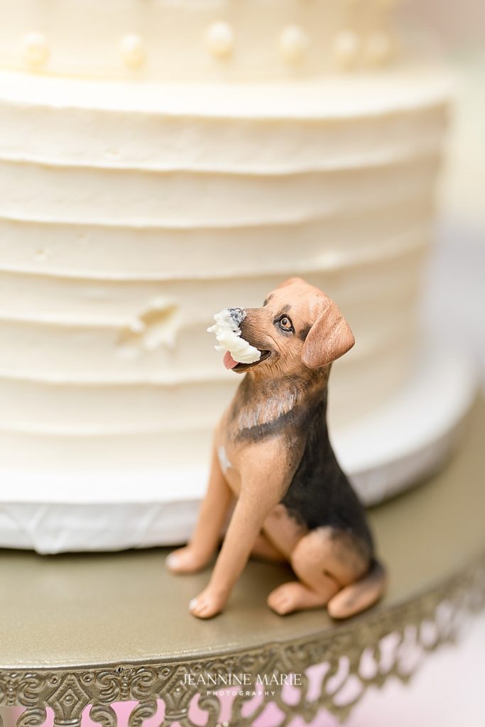 Dog, Cake, Cake Topper, Rescue, Cocos Heart Dog Rescue, Wedding, Minnesota, Wisconsin, Killarney Golf Course, Portrait Photography