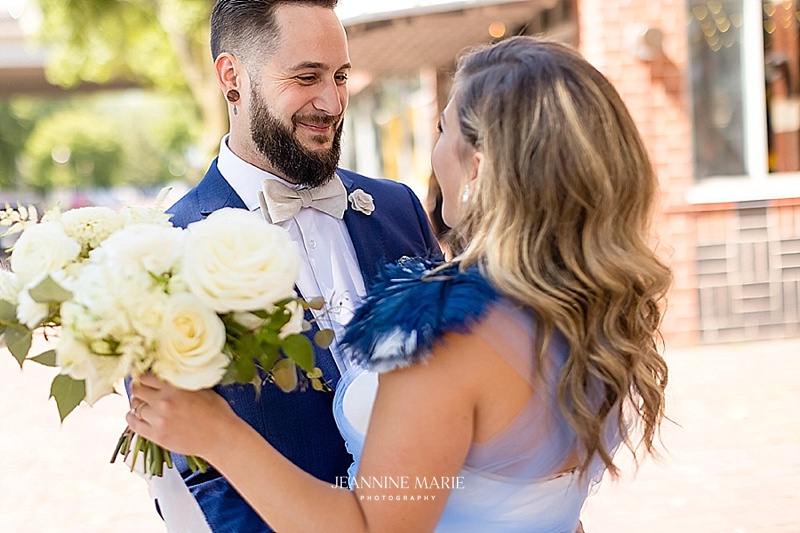 Aster Cafe, Bride, Groom, Groomsmen, Bridesmaids, Dress, Suit, Flowers, Bouquet, Bow Tie, Outdoor, Minneapolis, Dance, Party, Wedding, Family, Friends, Kiss, Embrace, Pose, Portrait, Photography, Minnesota, Whiskey, Love, Marriage, Vows, Rings, Couch, Bridge