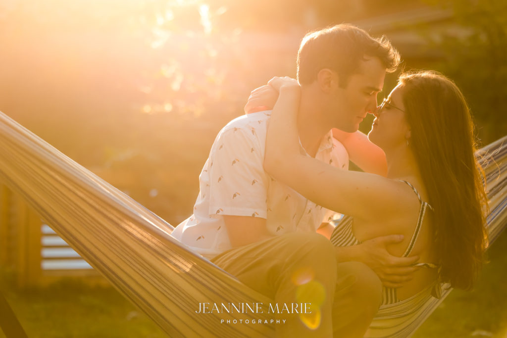 Engagement portrait photographed by Twin Cities photographer Jeannine Marie Photography