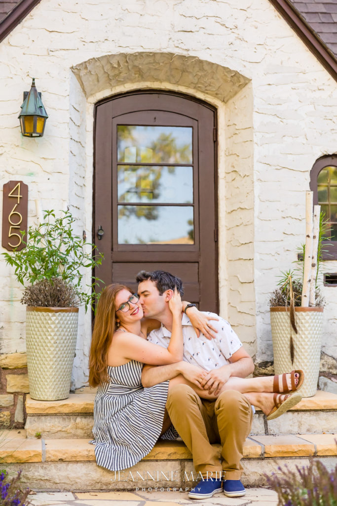 When to take engagement pictures, portrait photographed by Saint Paul photographer Jeannine Marie Photography