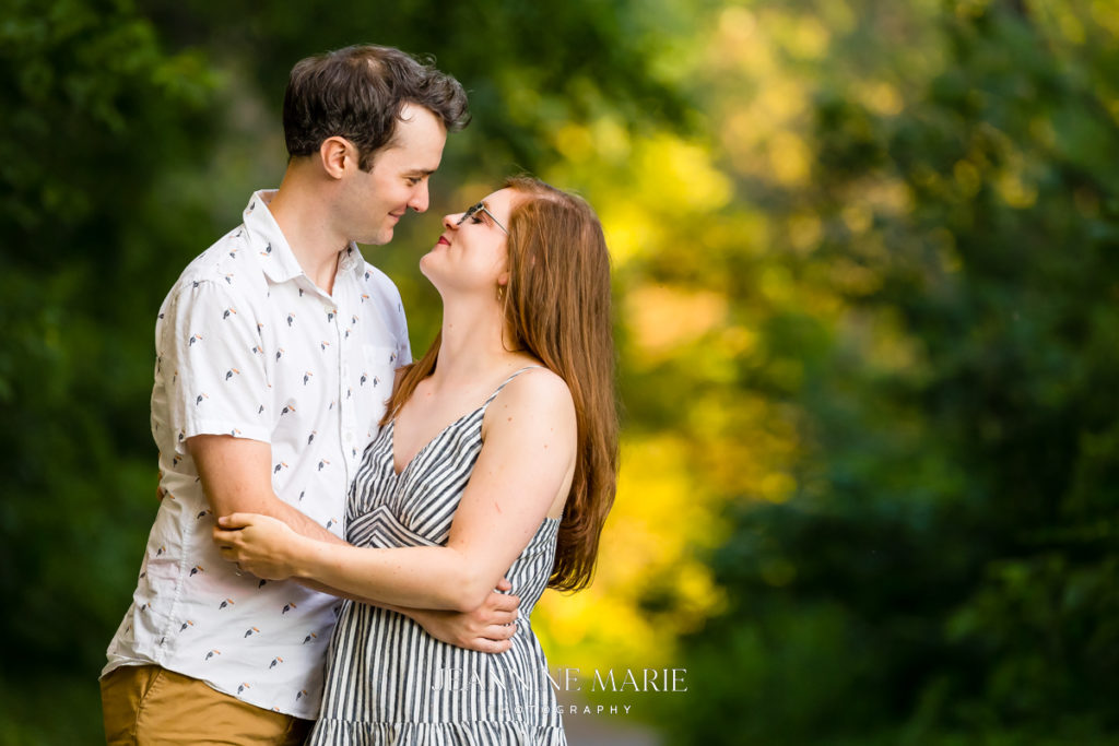 Engagement session portrait photographed by West Saint Paul photographer Jeannine Marie Photography
