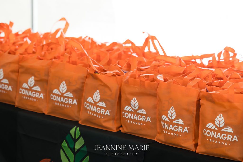 Event gift bags photographed by Saint Paul event photographer Jeannine Marie Photography