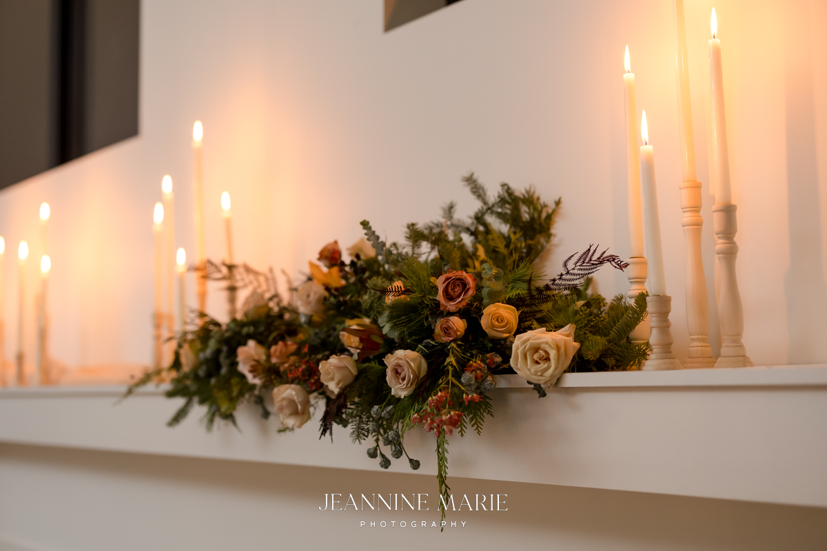 Wedding floral decor ideas photographed by Twin Cities photographer Jeannine Marie Photography