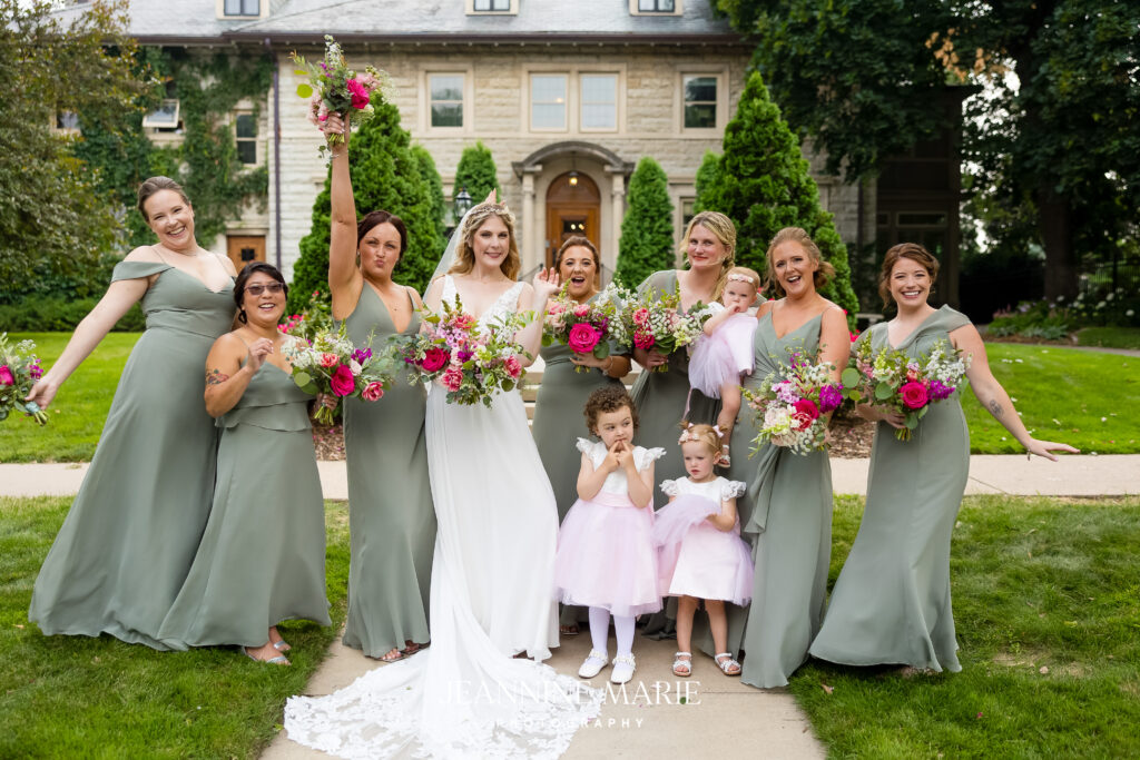 green sage bridesmaids dress ideas